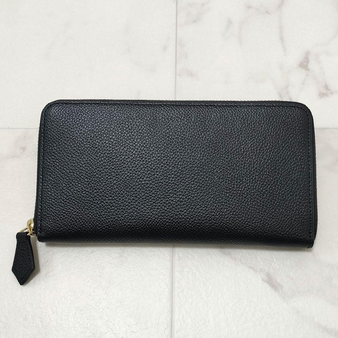 【未使用品】HushTug　ハッシュタグ　ピュアシュリンクレザー　長財布　ジップ