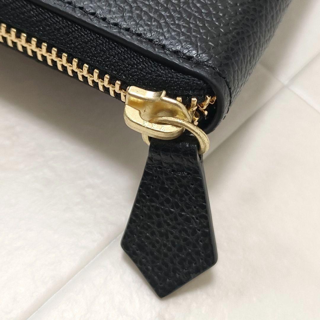 【未使用品】HushTug　ハッシュタグ　ピュアシュリンクレザー　長財布　ジップ