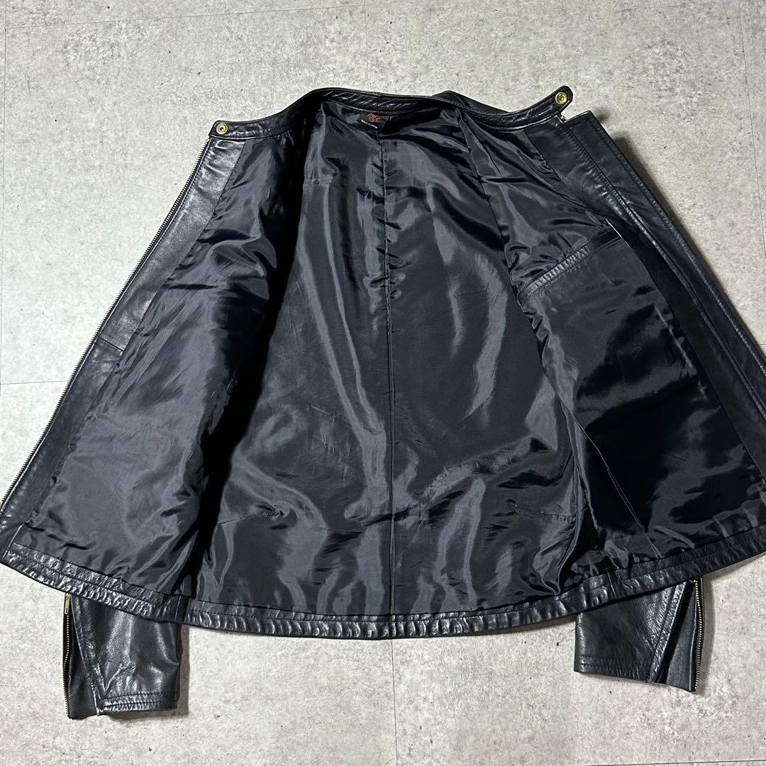 RED MOON ホースハイド シングルライダース L 黒