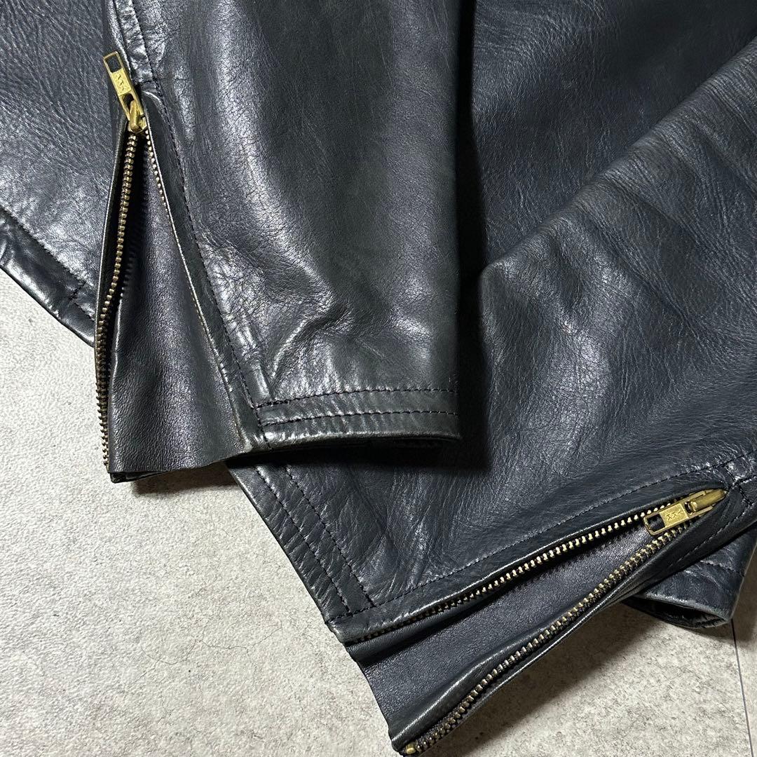 RED MOON ホースハイド シングルライダース L 黒