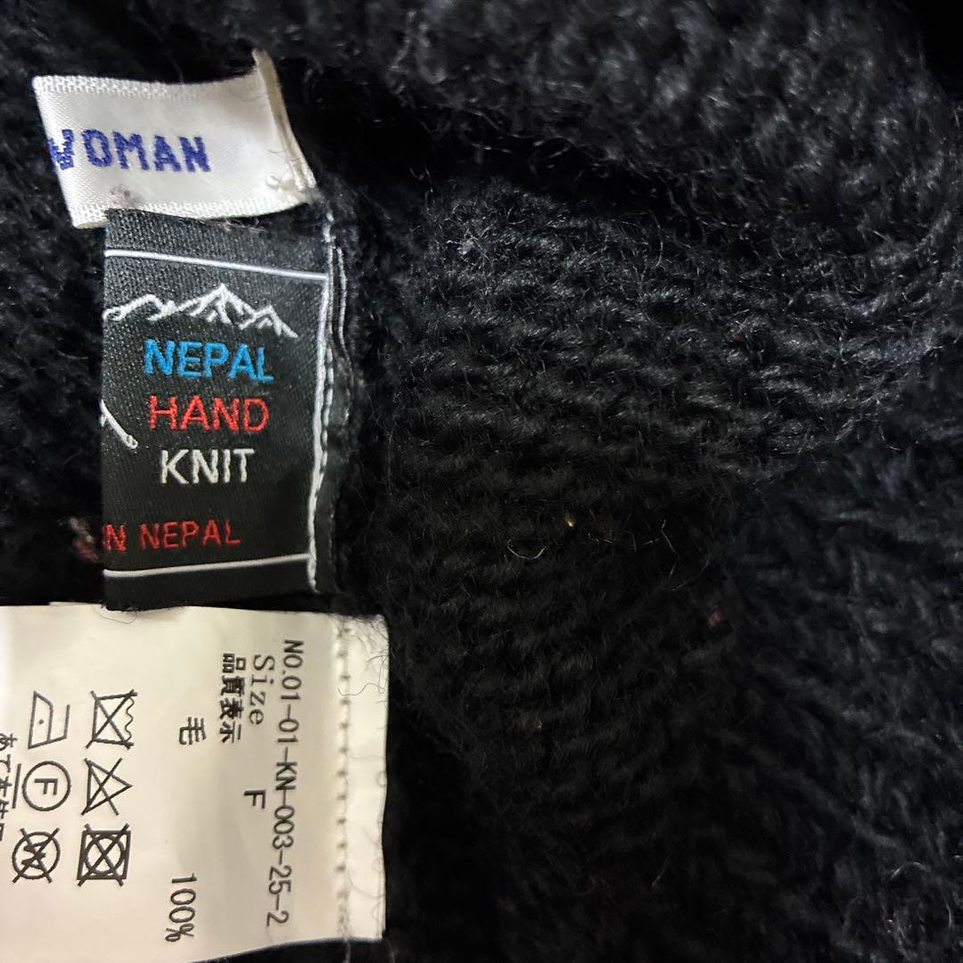 チャイルドウーマン　チェリーニット　ネパールニット