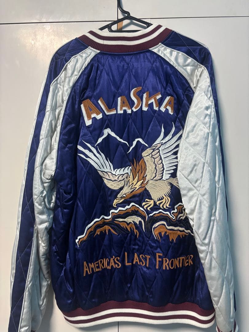 日曜限定値下げ‼︎HOUSTON スカジャン X-LARGE ネイビー