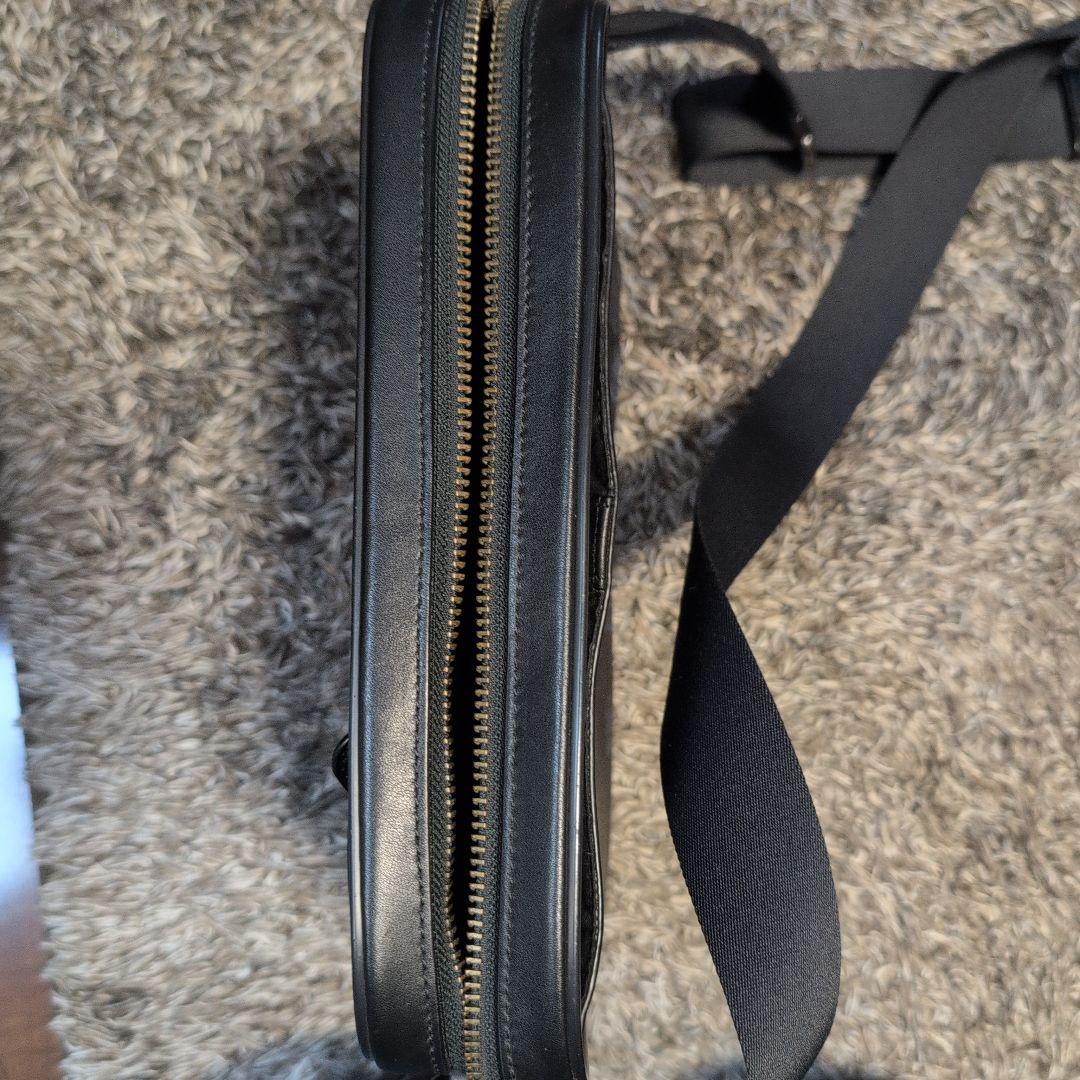 COACH ショルダーバッグ ブラック ブルー チェック