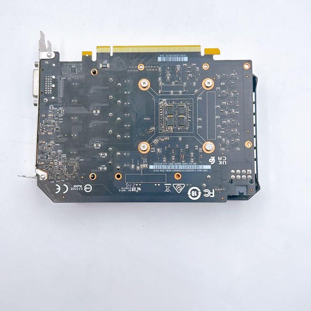 グラフィックボード・グラボ・ビデオカード GeForce GTX 1660 SUPER AERO ITX OC