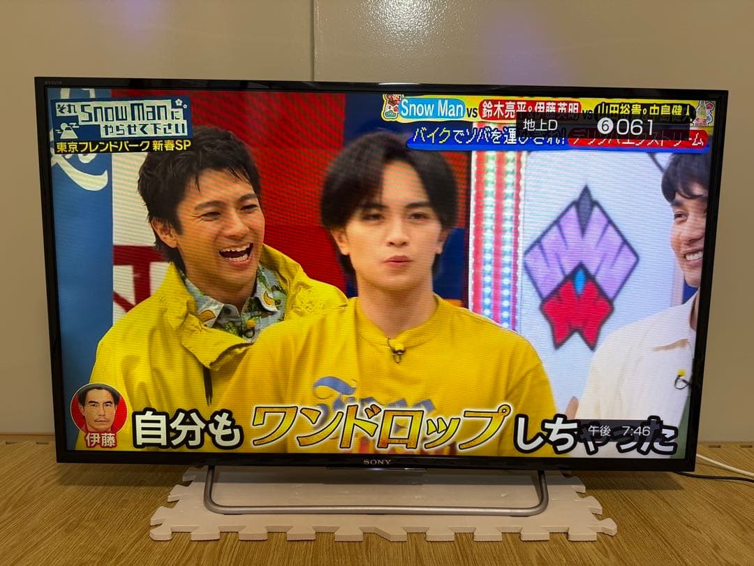 ソニーKJ-40W730C 40型2016年製⭕️上地、BS/CS、動画可テレビ