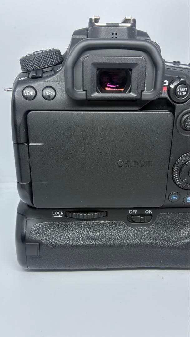 Canon 90D バッテリーグリップ ストラップ ストロボ バッテリー セット