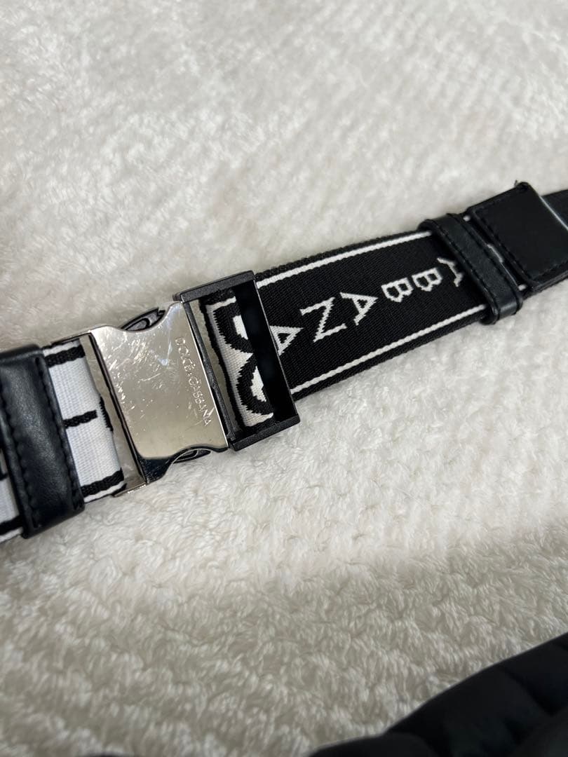 Dolce&Gabbanaナイロン製 黒 メンズボディバッグ