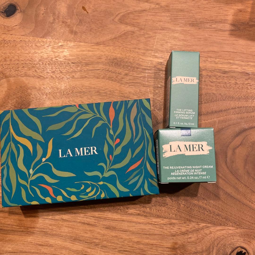 LA MER フェイスマッサージャー ナイトクリーム付き