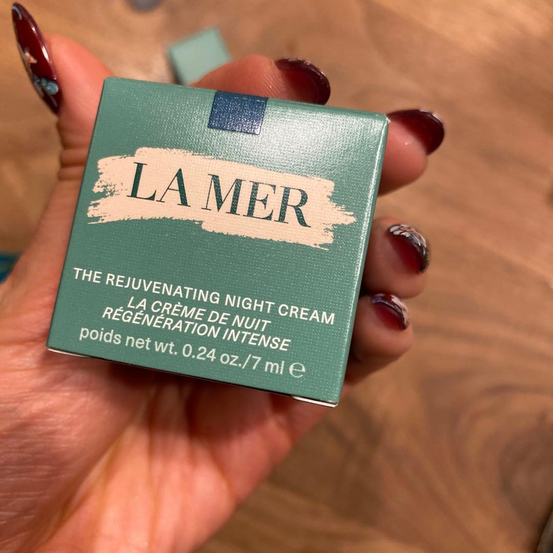 LA MER フェイスマッサージャー ナイトクリーム付き