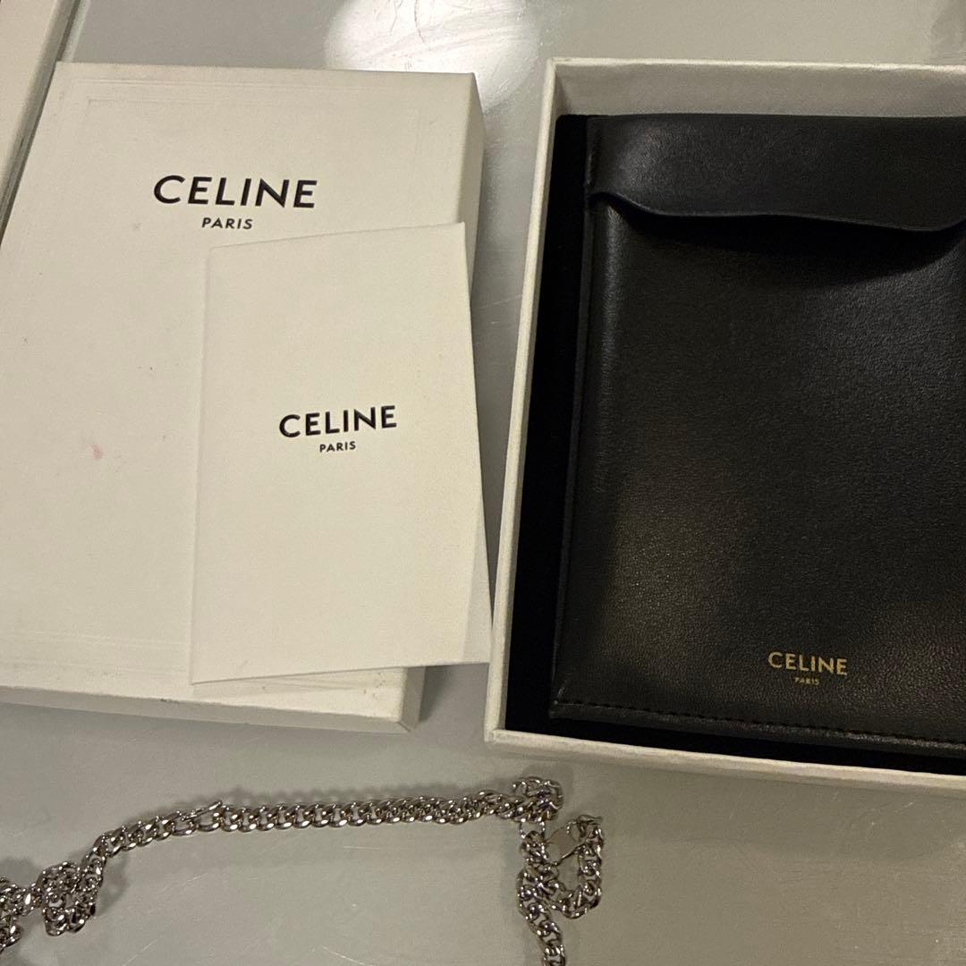 CELINE トリオンフスモールグルメット　チェーンネックレス