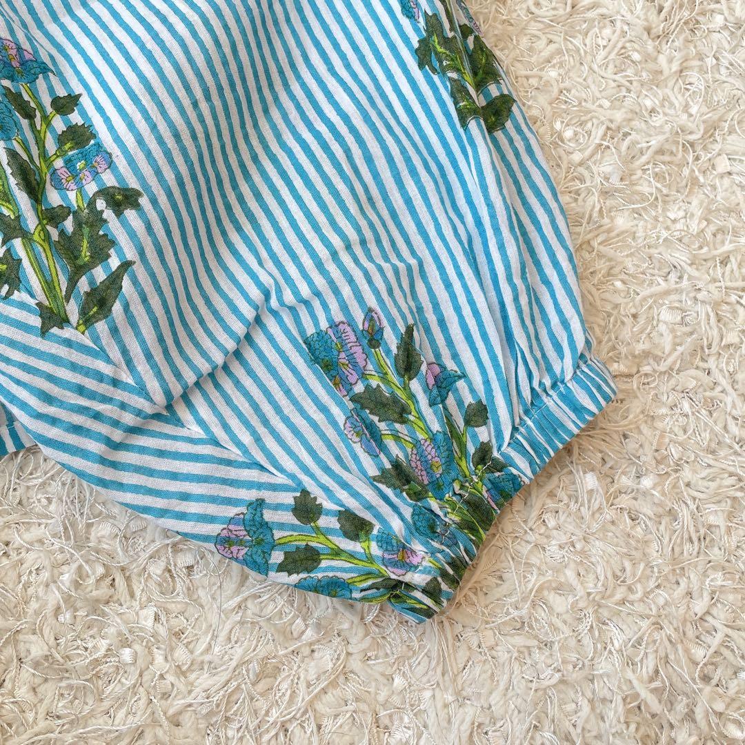 SZ Blockprints 23SS EVA TOP ブラウス　ヌキテパ