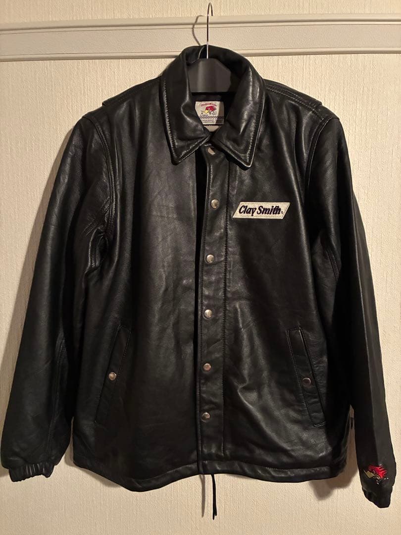 CLAYSMITH CSY-5050 レザーコーチジャケット 自宅試着のみ新品