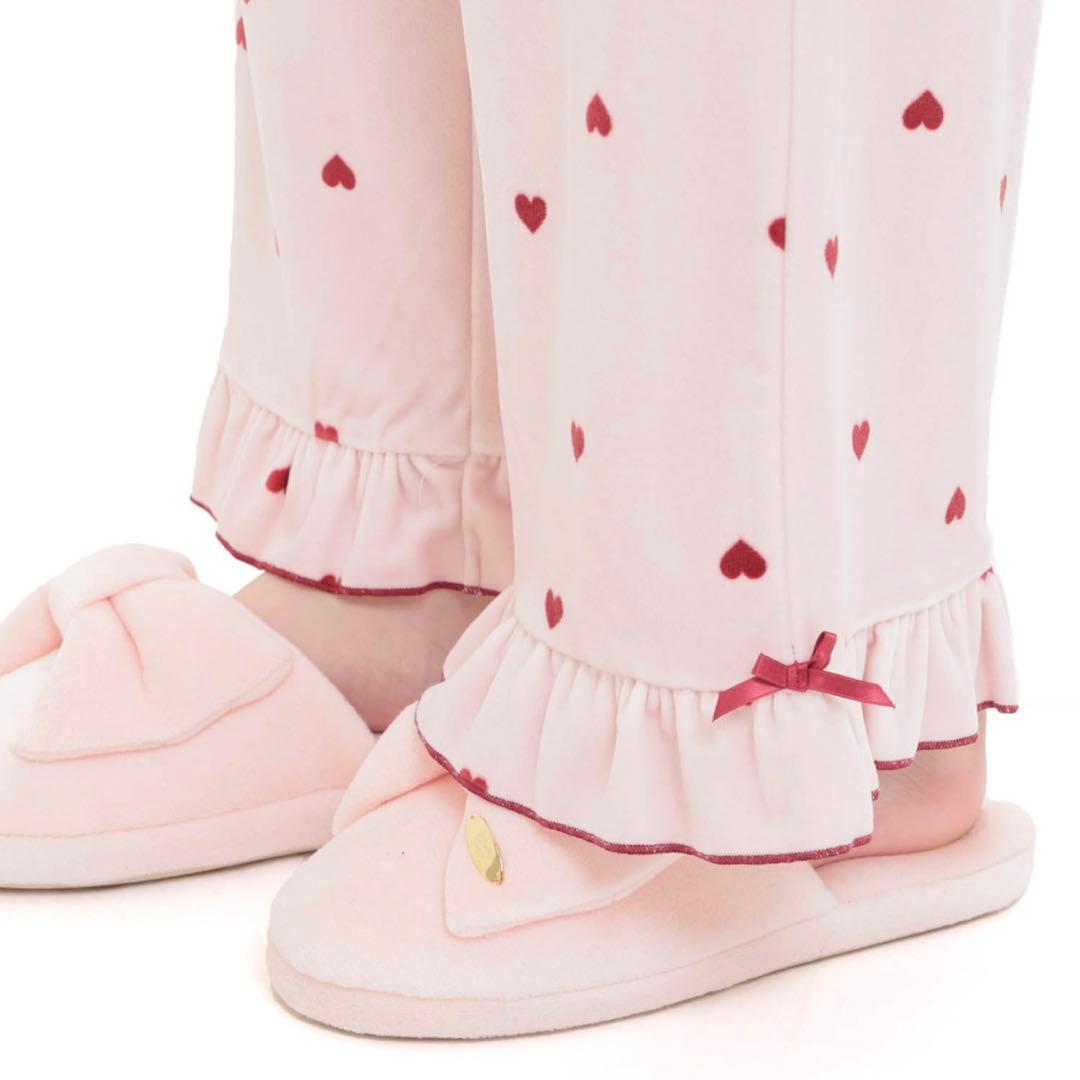 【新品】ナルエー ムーンタン スノースムージー ハート パジャマ［M〜L］ピンク