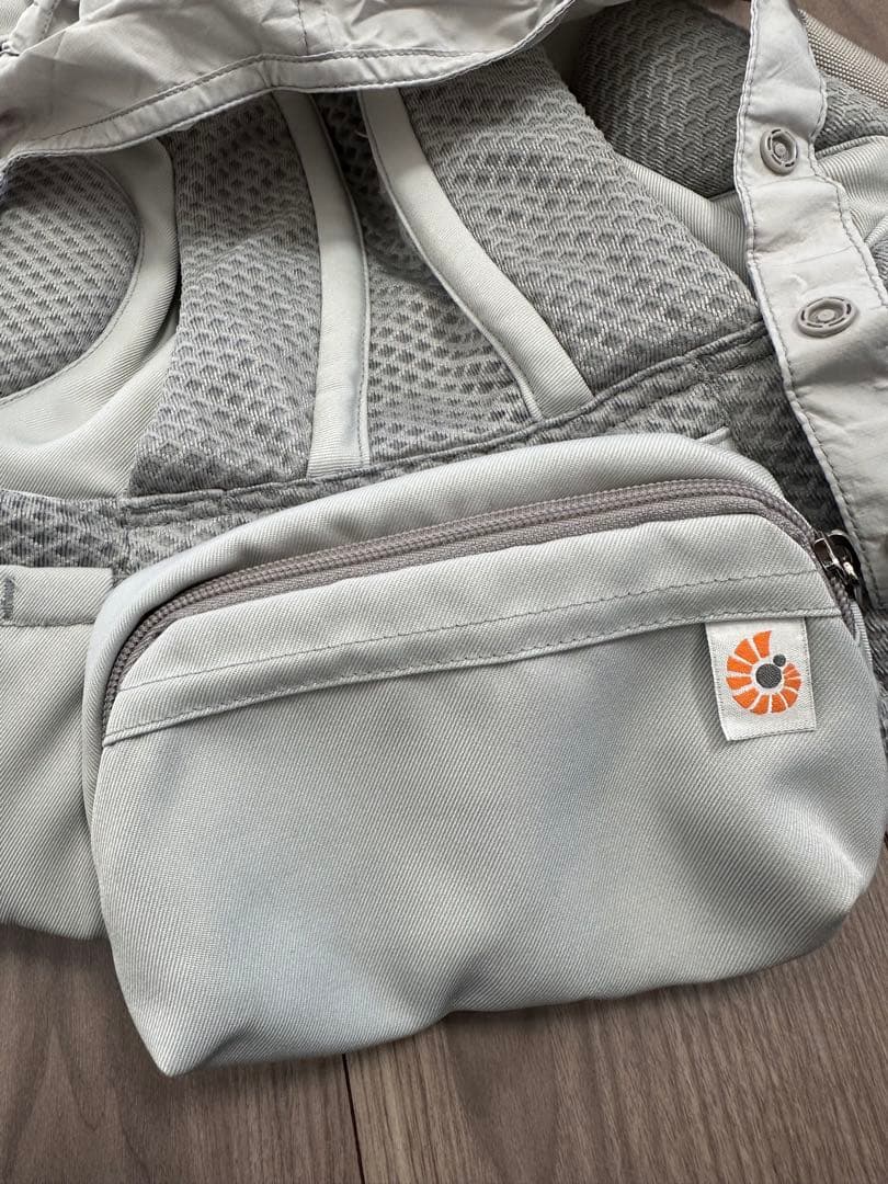 エルゴ オムニブリーズ メッシュ エルゴベビー 抱っこ紐 パールグレー 美品