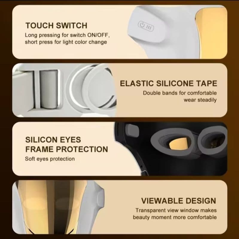 LED NIR ライトセラピーマスク ビューティーマスク