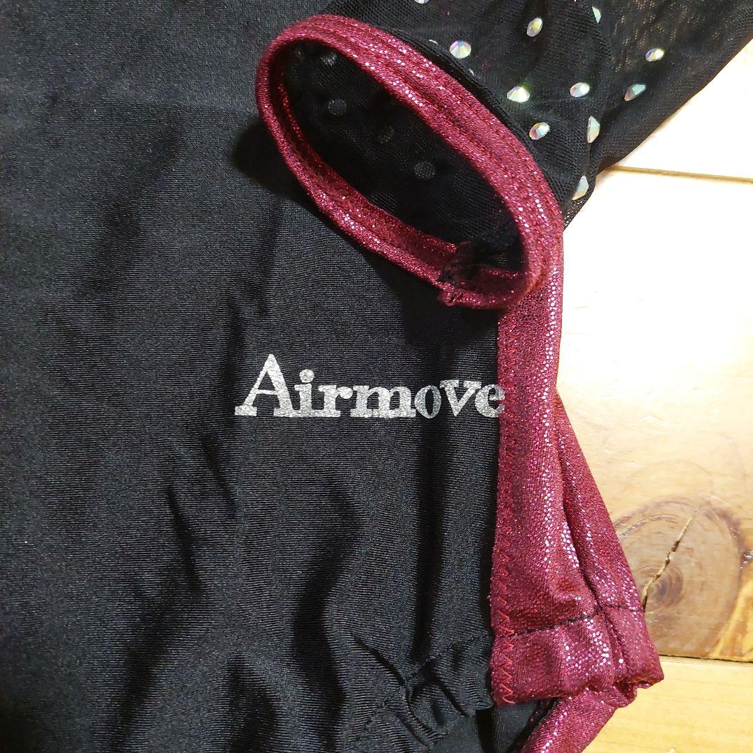 期間限定値下★Airmove 黒 ピンク レオタード 長袖★S145～155