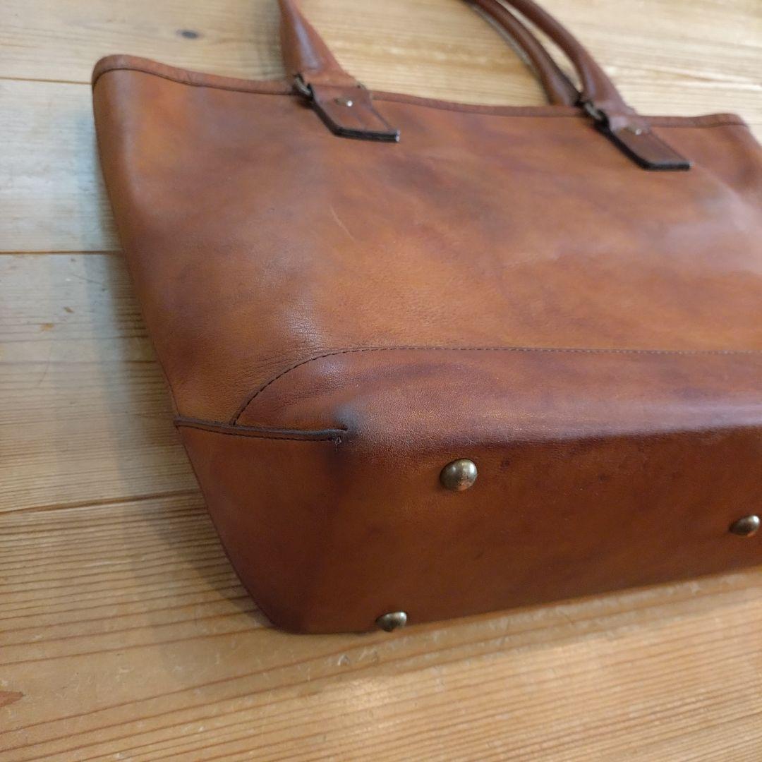 土屋鞄製造所 ガジェット スタジオキャリートート レザートートバッグ キャメル