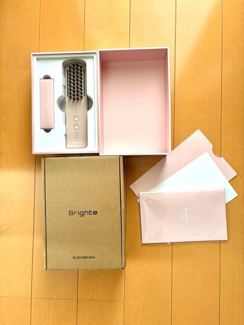 ブライトエレキブラシ Brighte ELEKI BRUSH＋ピンク