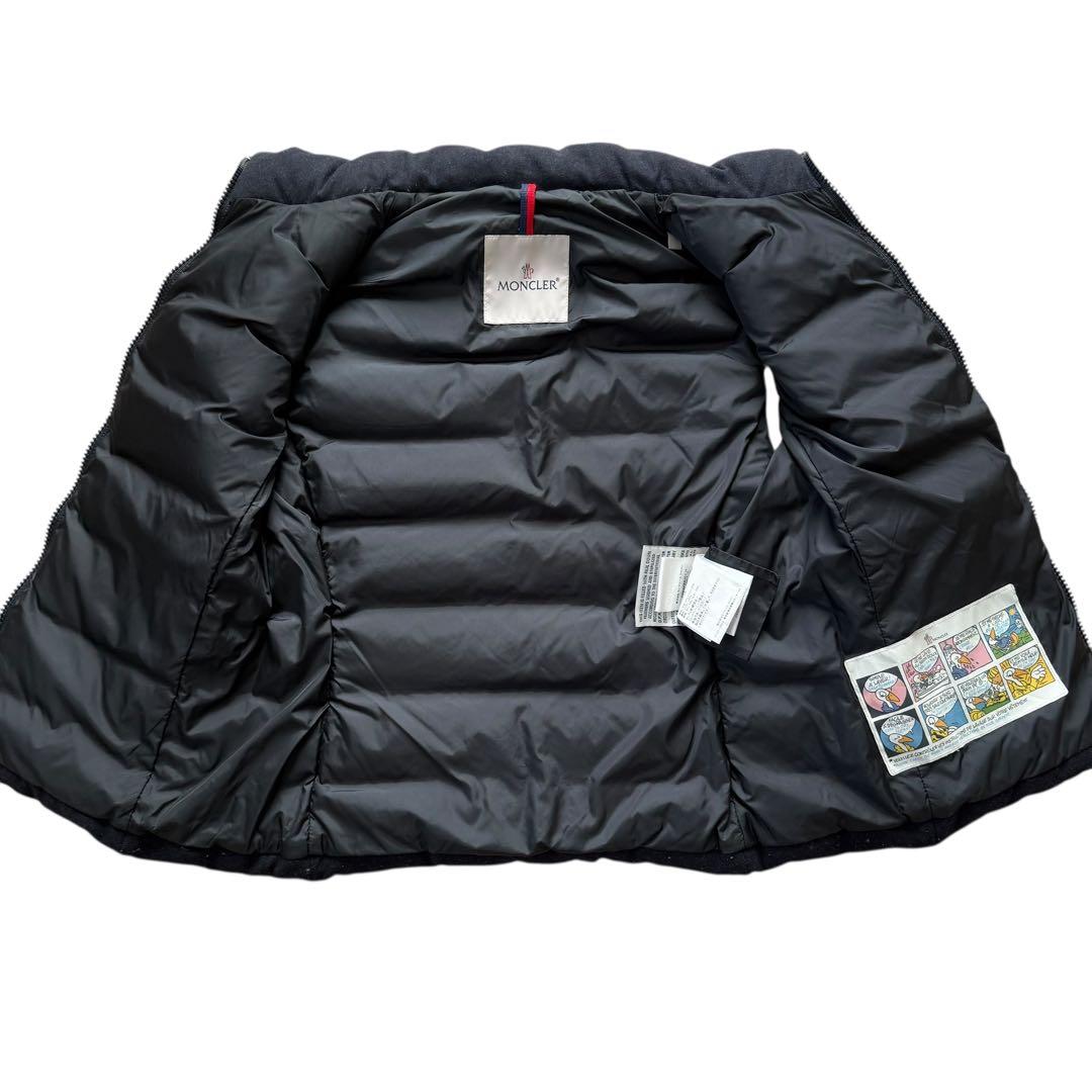 MONCLER GHANY ガーニー ダウンベスト ワッペンロゴ ウール S