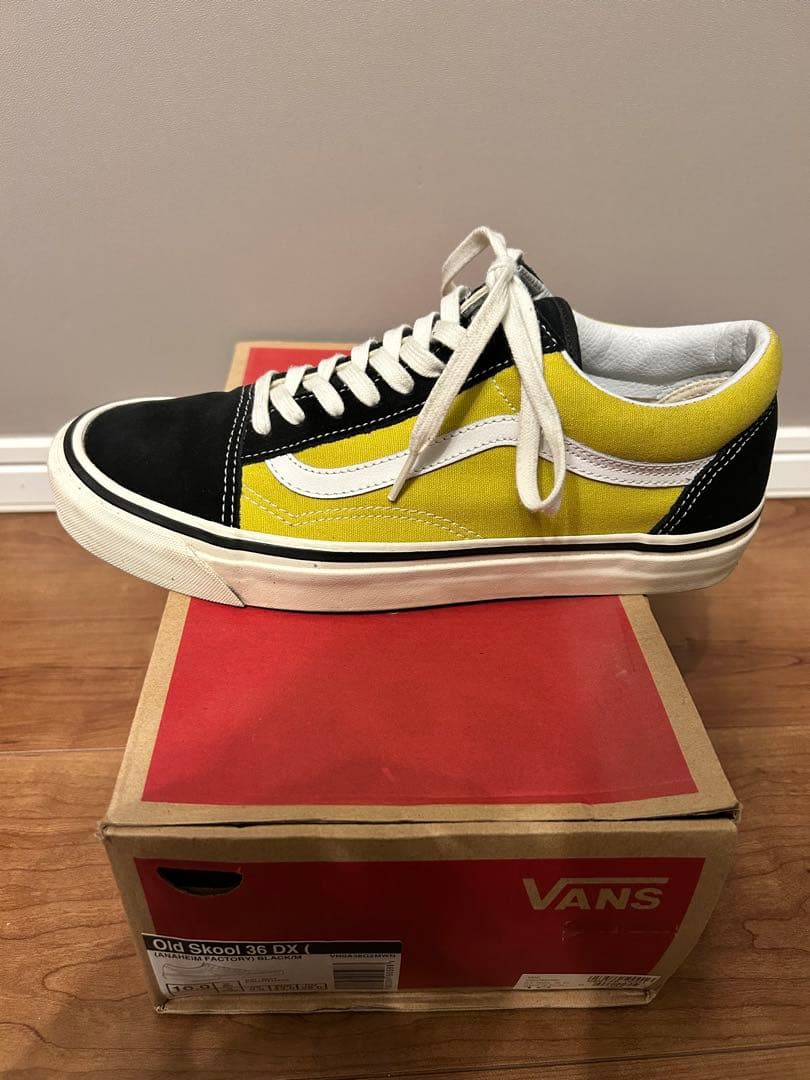 VANS Old Skool 36 DX イエロー/ブラック 10.0