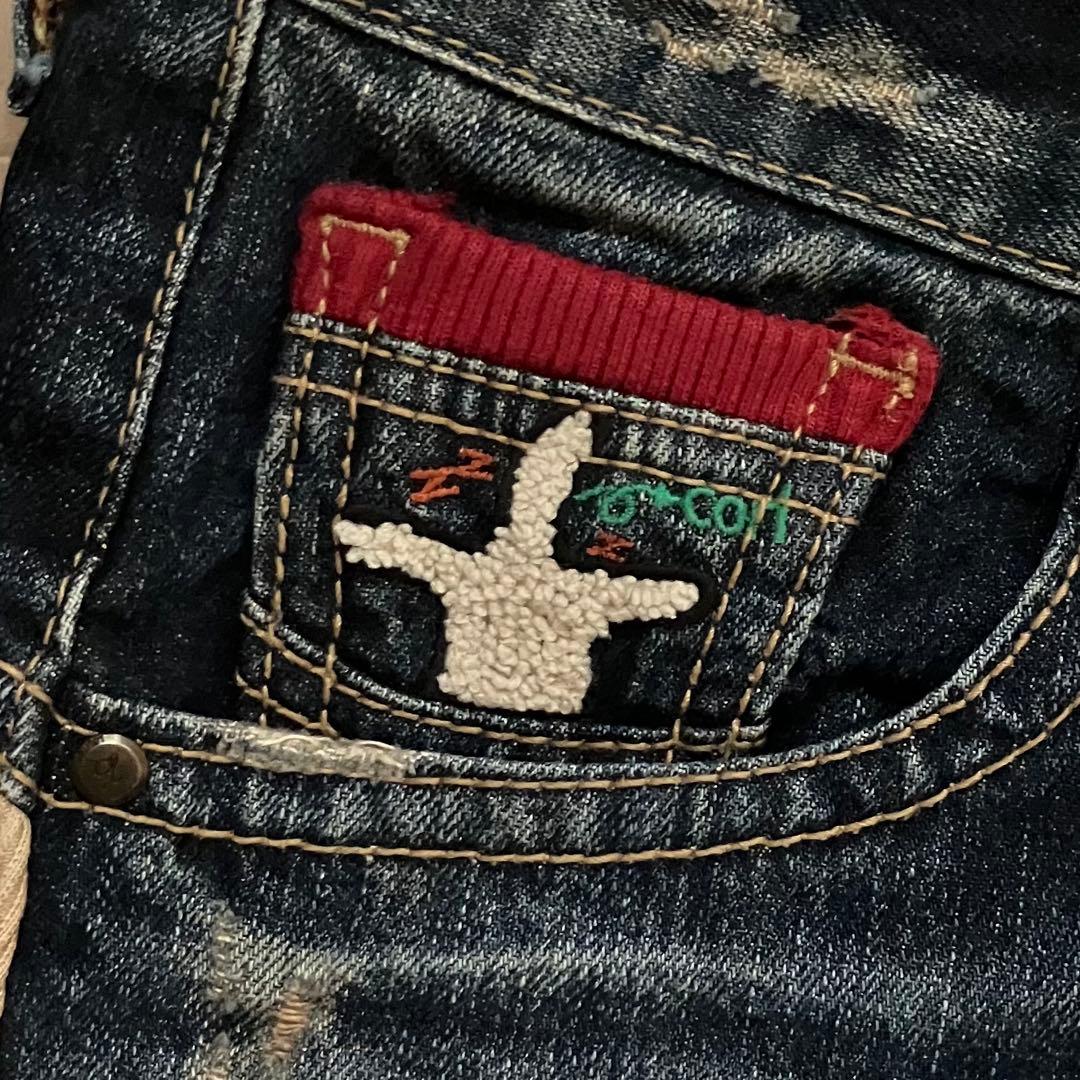 ロリータジーンズ LOLITA JEANS デニム 奈良美智さんコラボ XS