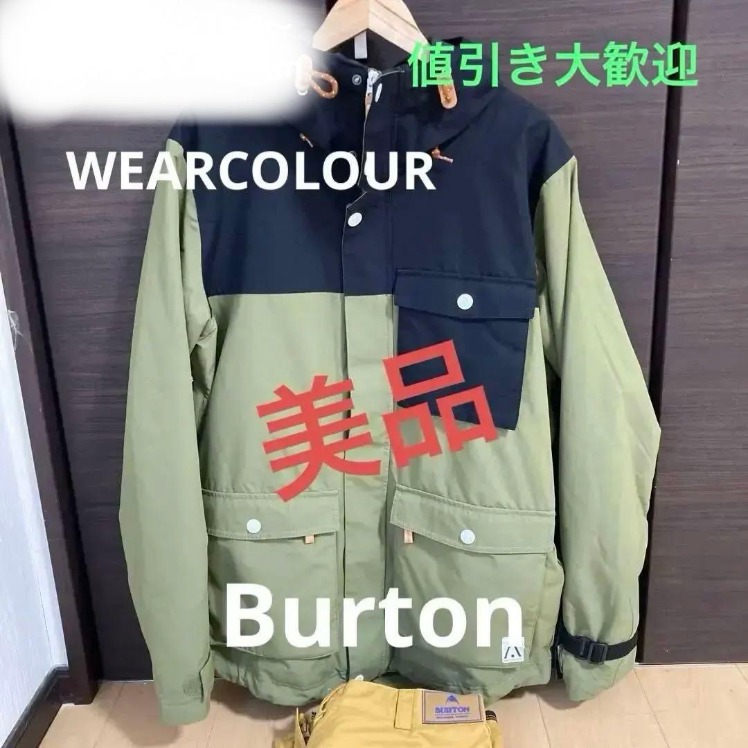 スノーボードウェア上下セット WEARCOLOUR Burton Lサイズ