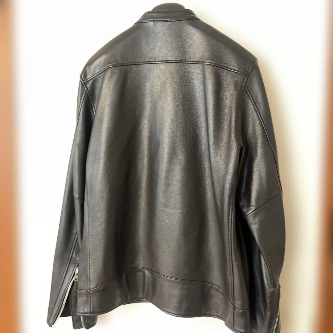 Schott ラムレザー シングルライダース レザージャケット ブラック