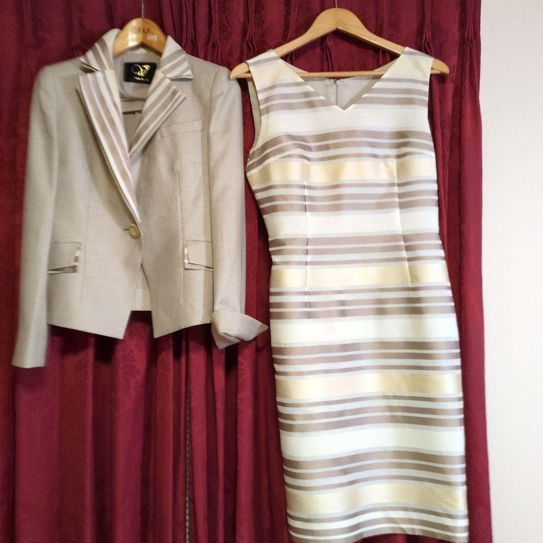 レディース、ジャケット中ワンピース