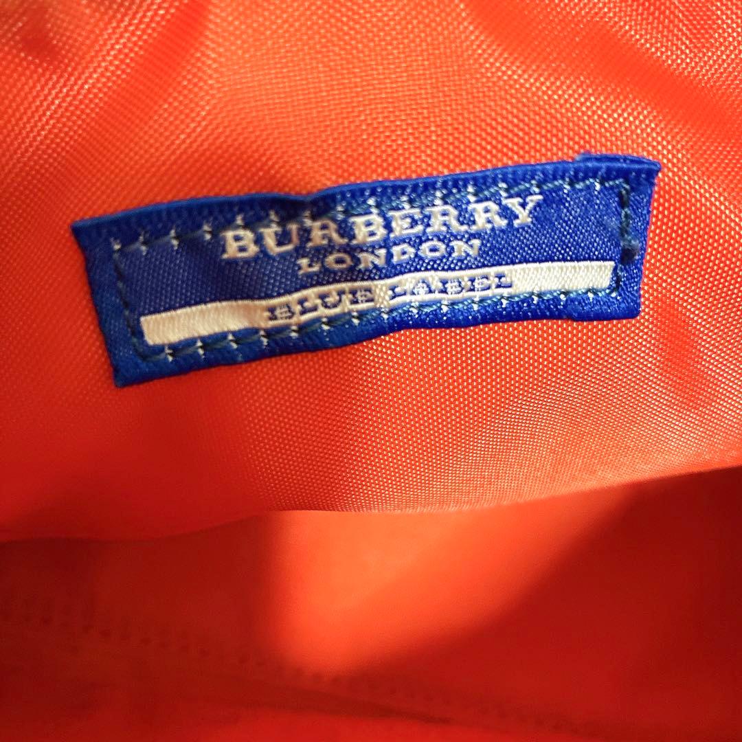 良品　バーバリーブルーレーベル　ミニボストンバッグ　ハンドバッグ