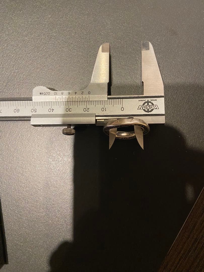 h*u様 大きいサイズ⭐️e.m. シルバー ジルコニアリング　19号