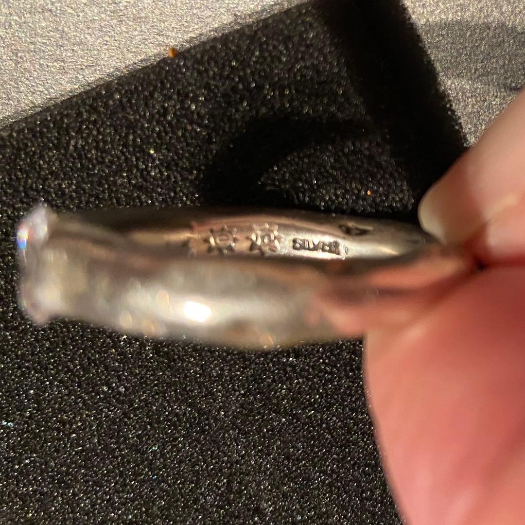 h*u様 大きいサイズ⭐️e.m. シルバー ジルコニアリング　19号