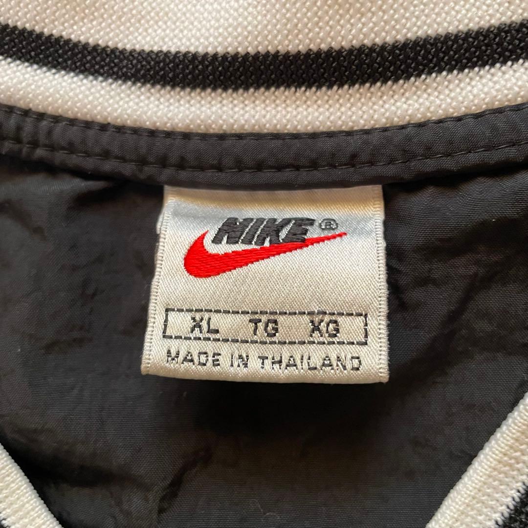 90's NIKE ナイキ ナイロン プルオーバー 銀タグ 黒