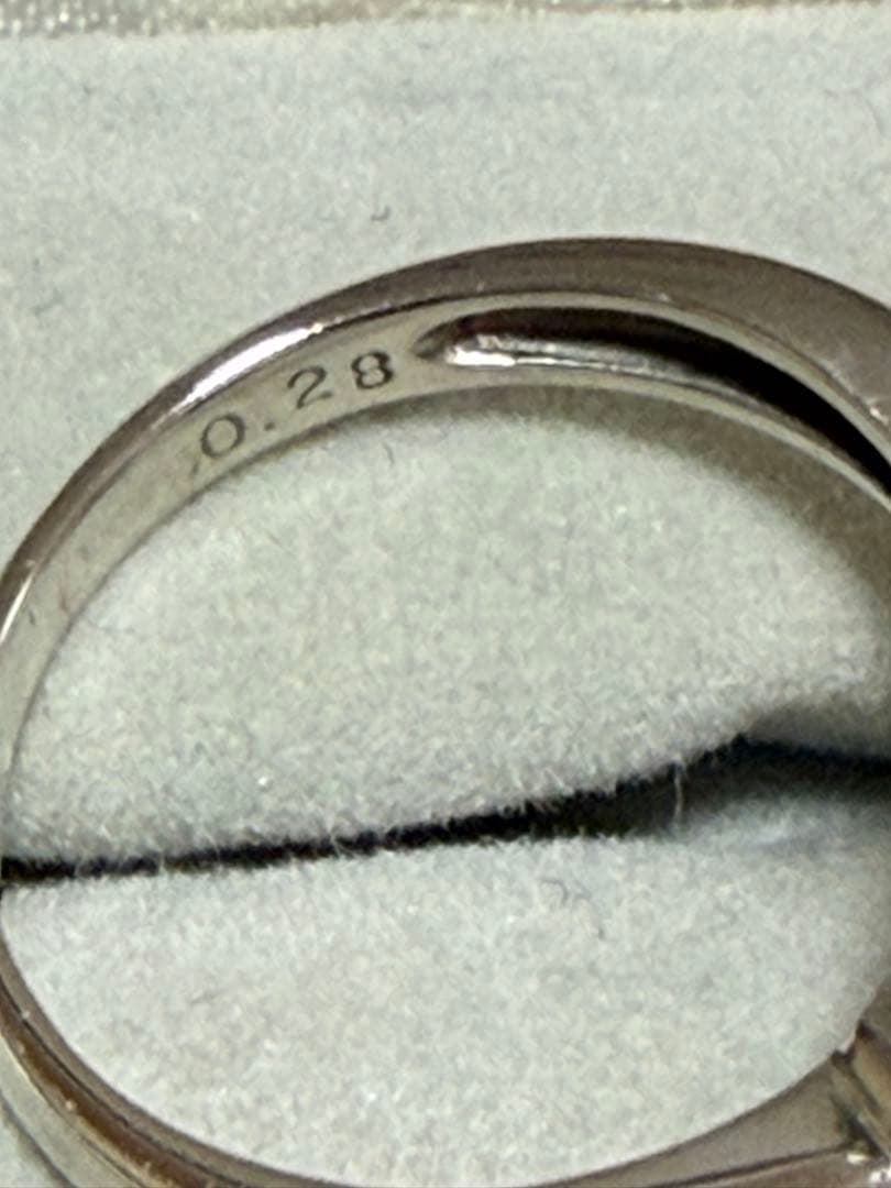 ジュエリーツツミ プラチナダイヤ淡水パールリング10号