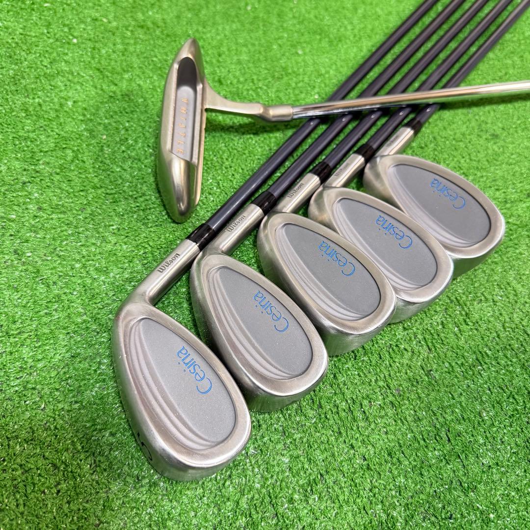 ゴルフセット レディース　ラウンドOK 打感良好　すぐ使える　Wilson