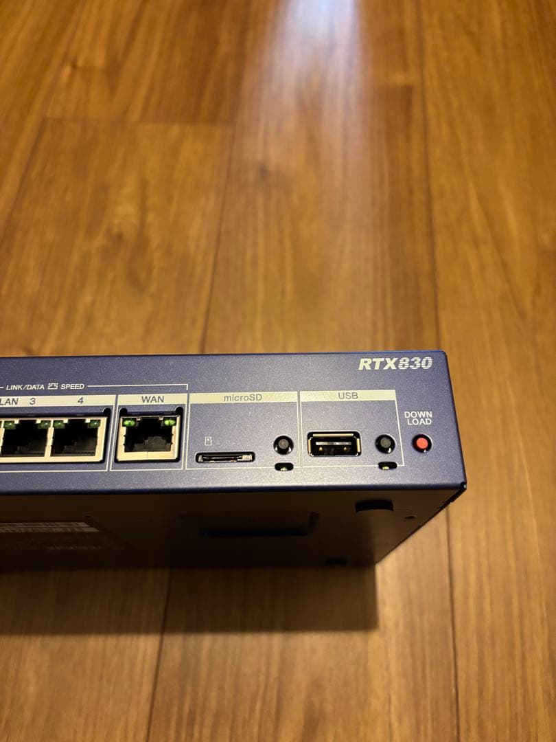 【新品】YAMAHA RTX830 有線LANルーター