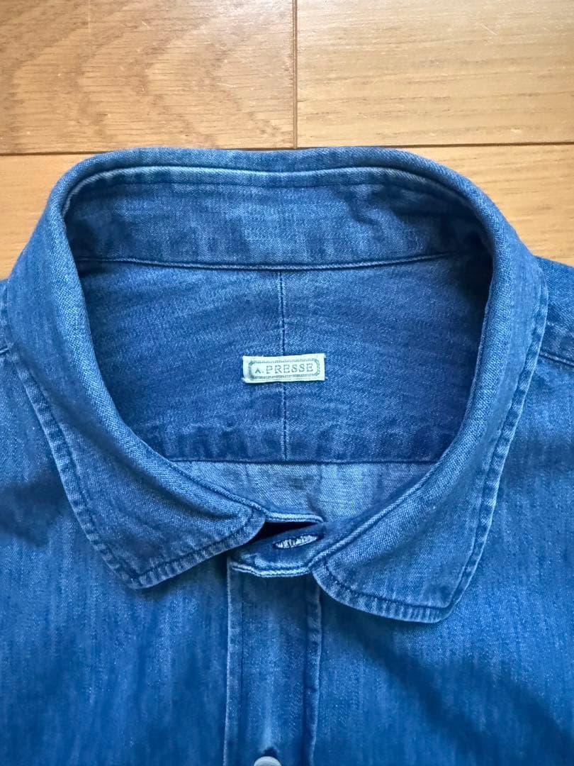 A.PRESSE アプレッセ Washed Denim Shirts サイズ2
