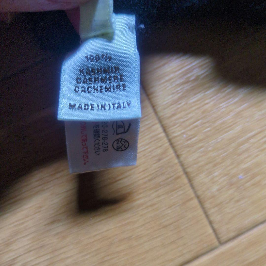 アイリーンです。 Agnona 黒リブ編みカーディガン 長袖