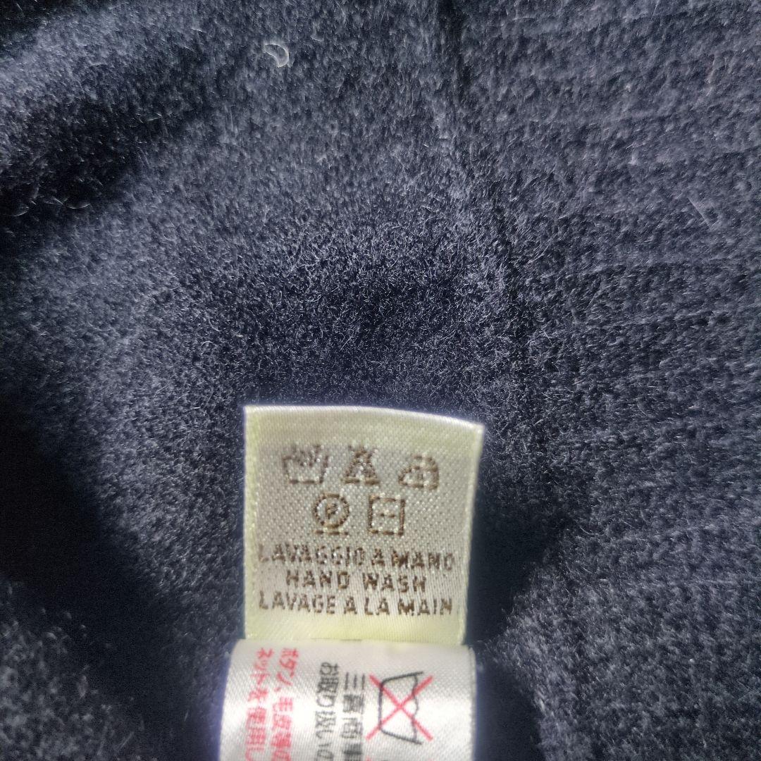 アイリーンです。 Agnona 黒リブ編みカーディガン 長袖