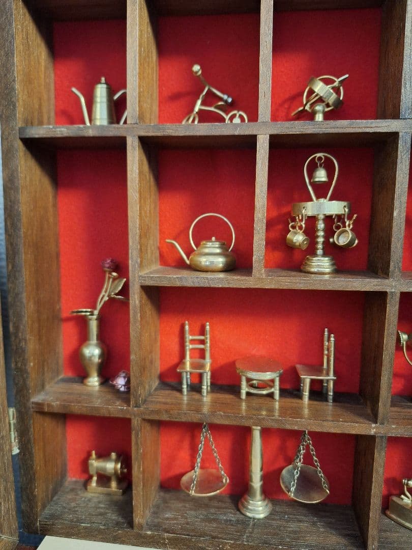 専用です ミニチュアアンティークコレクションボックスドールハウス