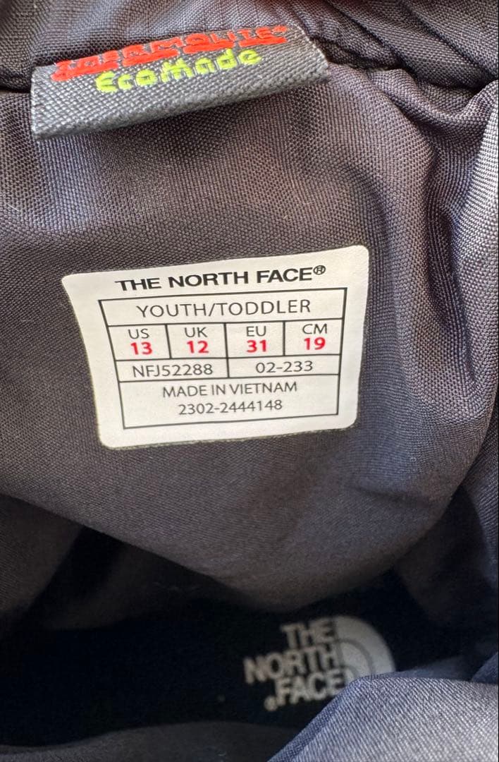 未使用に近い美品！THE NORTH FACE ブラックスノーブーツ☆19cm