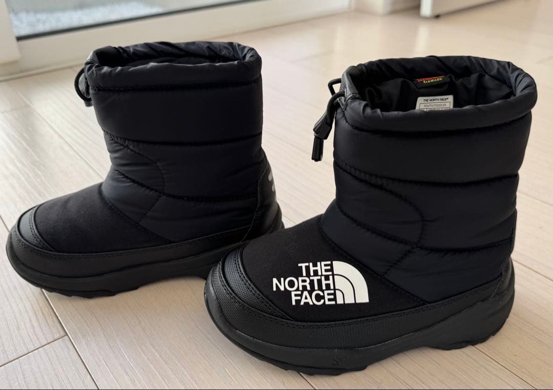 未使用に近い美品！THE NORTH FACE ブラックスノーブーツ☆19cm