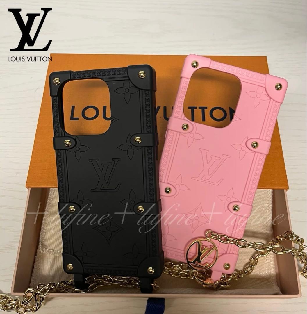 Louis Vuitton iPhoneケース ブラック