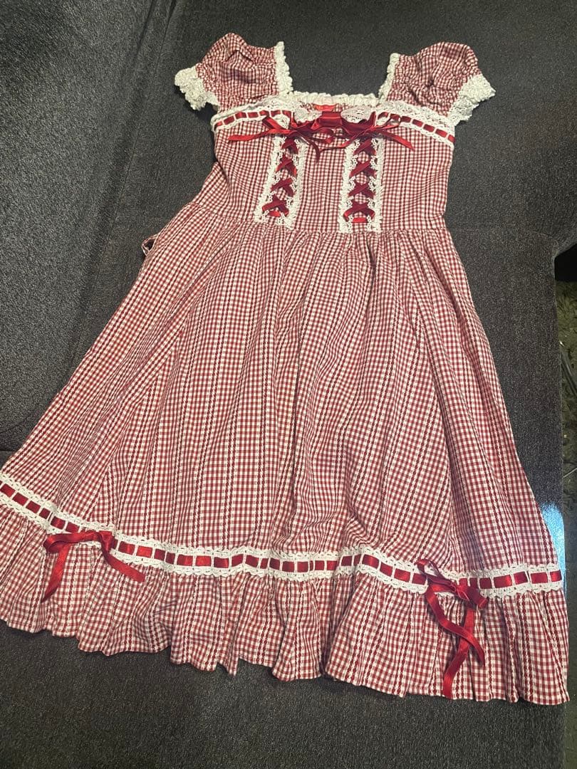 真*】様 ベイビーザスターズシャインブライト 赤　ギンガムチェック