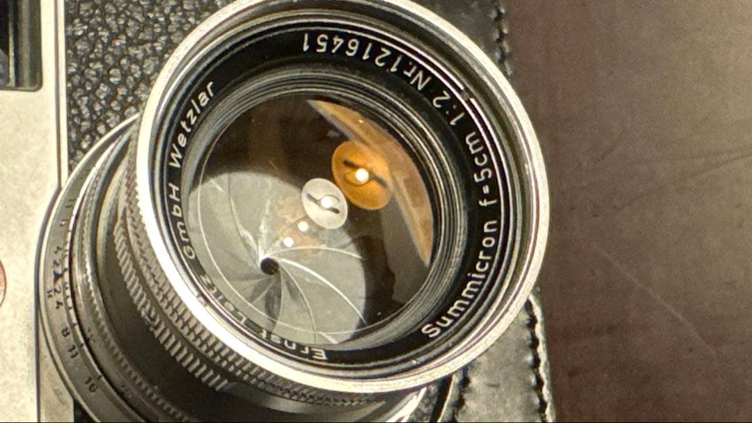 LEICA ライカ　ズミクロン　50mm f2 沈胴式　実用外観美品