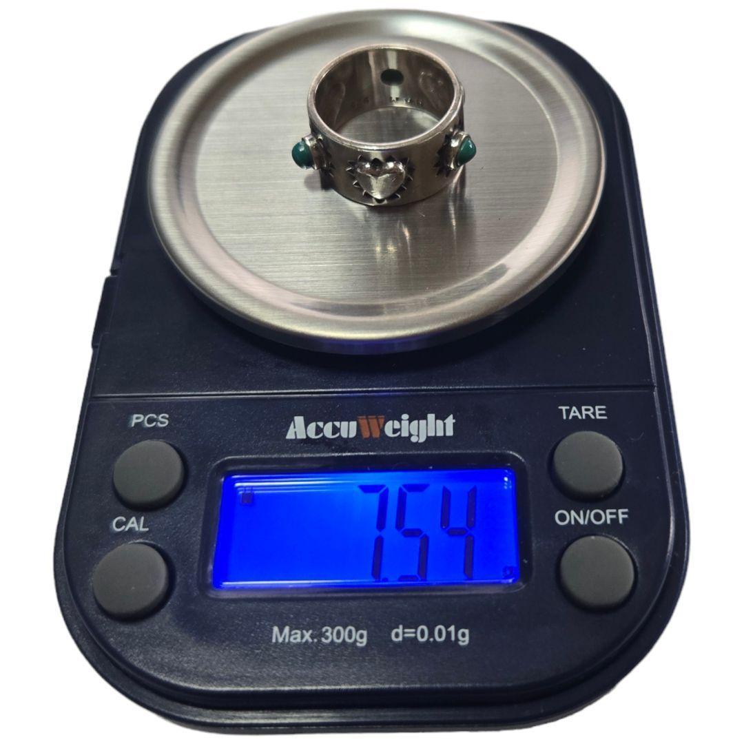 HRM石入りターコイズシルバーリング　指輪　シルバー　ハリウッドランチマーケット