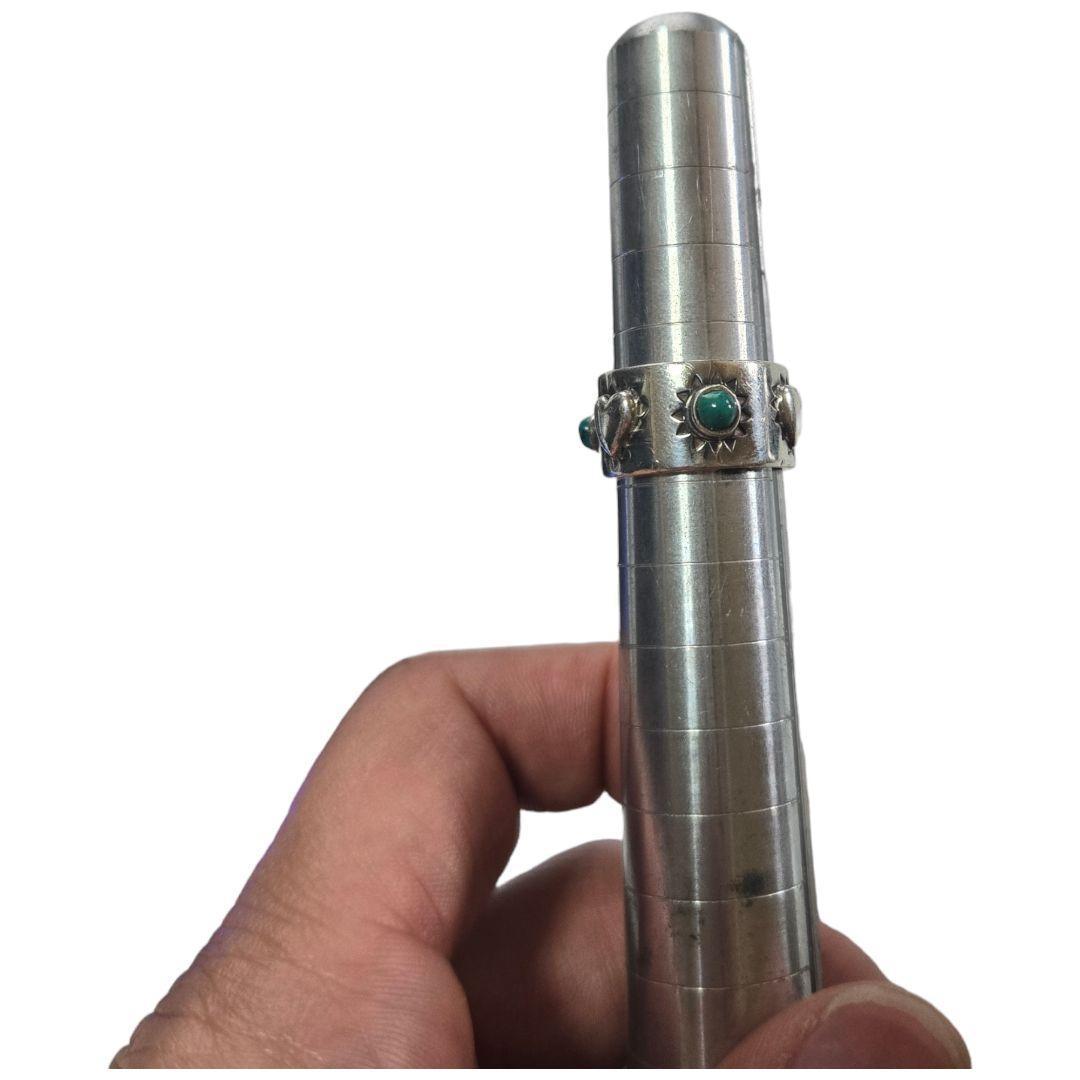 HRM石入りターコイズシルバーリング　指輪　シルバー　ハリウッドランチマーケット