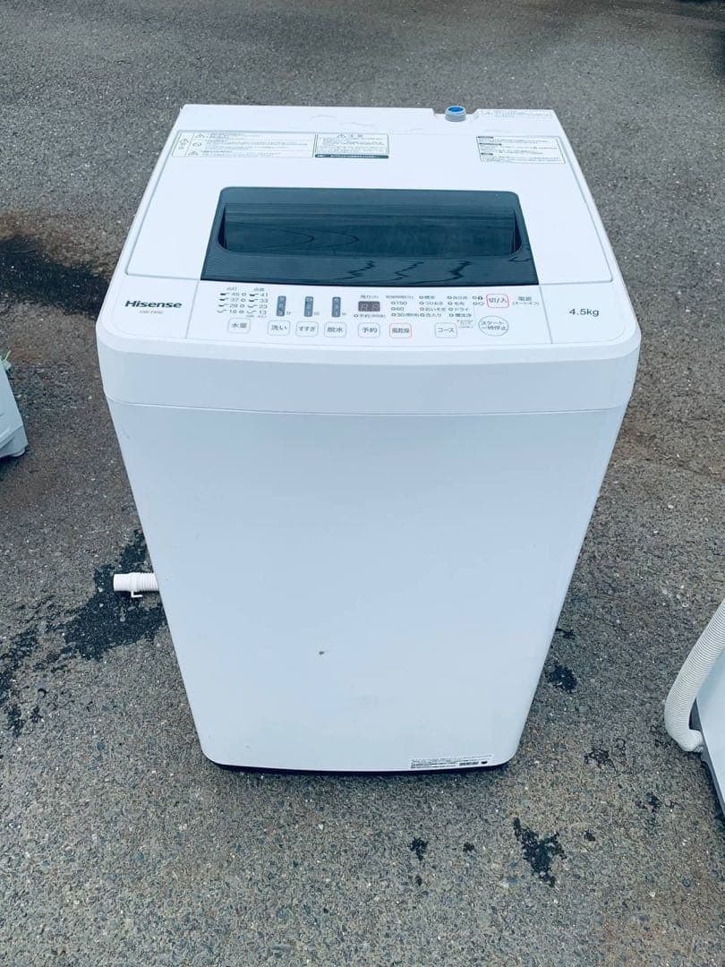 送料設置無料　Hisense 全自動洗濯機　HW-T45C