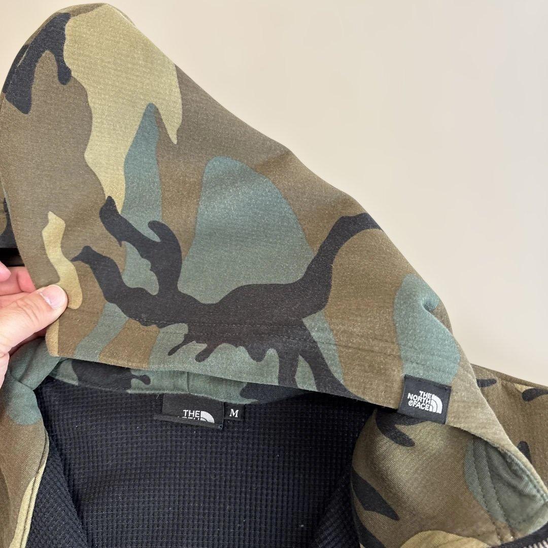 THE NORTH FACE カモフラージュ ジップパーカー　Mサイズ