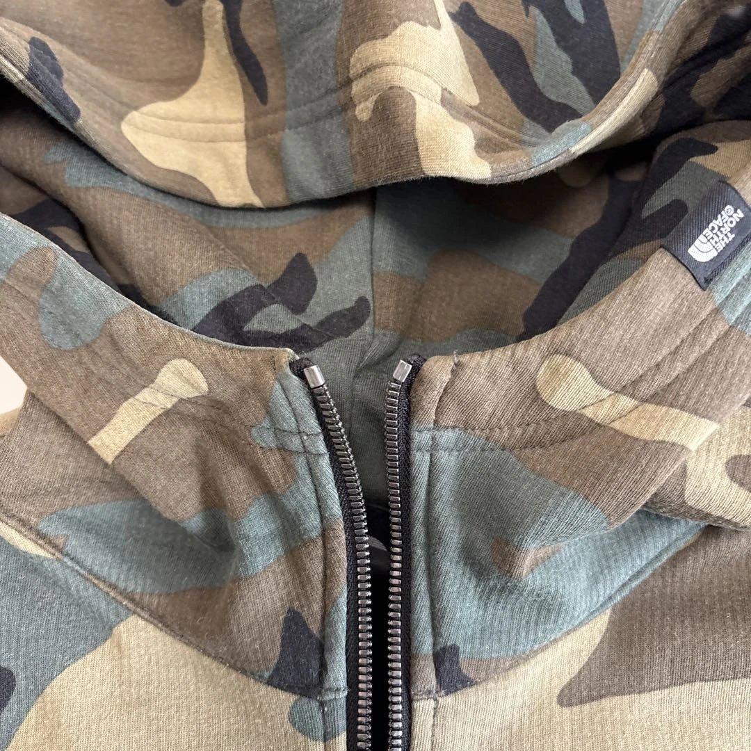 THE NORTH FACE カモフラージュ ジップパーカー　Mサイズ