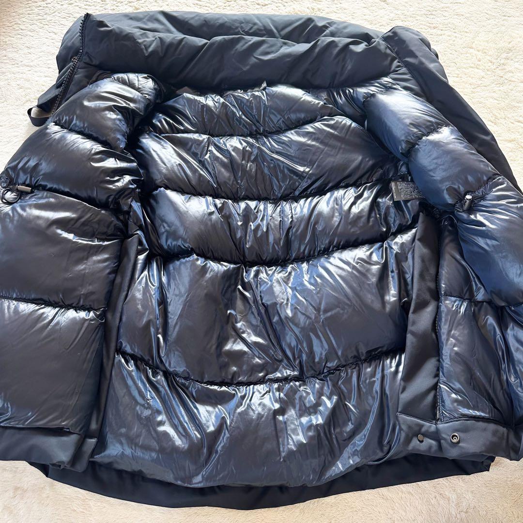 美品 UNIQLO＋J ハイブリッド ダウンショートコート ネイビー